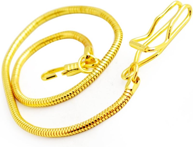 BoShiYa Pocket Watch Chains for Men Vintage Metal Albert Vest Chain Accessories/Color: Gold/Silver/Black/Bronze - Image 2